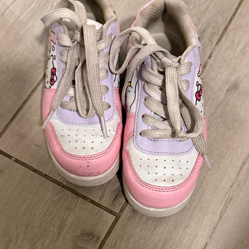 Hello Kitty Pink and White Kids Sneakers